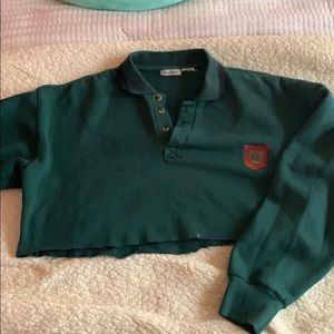 trendy cropped sweater